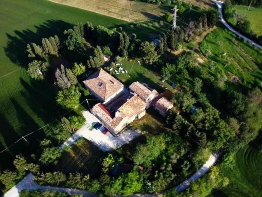 Villa Ginevri, La Casa Vacanze Immersa Nel Verde Mondavio Ngoại thất bức ảnh